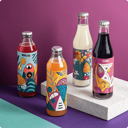 Beverage Labels - Mobile View - labelprint.com