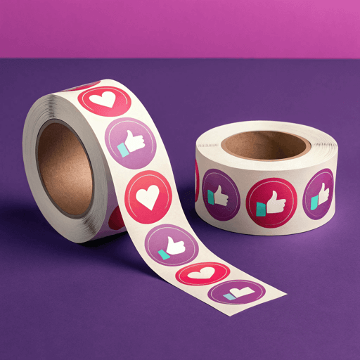 Stickers on Rolls - Mobile View - labelprint.com