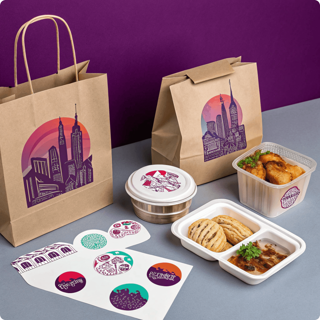 Street Food Labels - labelprint.com